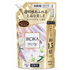 Кондиціонер для білизни Kao IROKA Naked Lily, змінний блок, 650 мл